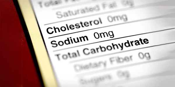 food label - sodium:0mg