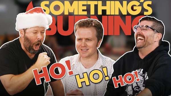 S1 E10 | Gareth Reynolds + Sam Tripoli | Holiday Stress and Holiday Recipes | Something’s Burning