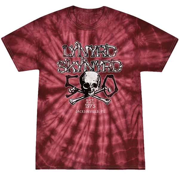 Lynyrd Skynyrd Skull & Crossbones Tie Dye