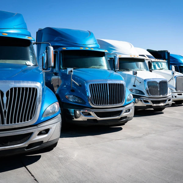 row of Sage trucks