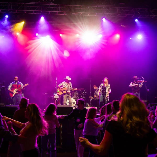 The Ray Johnston Band plays to a full dance floor at the House of Blues.