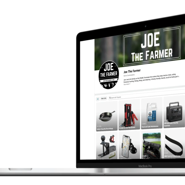 Amazon Store displayed on a laptop