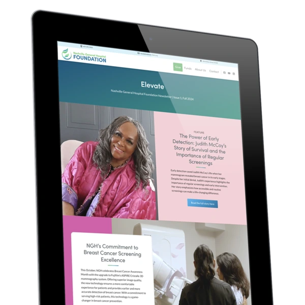 elevate newsletter ipad