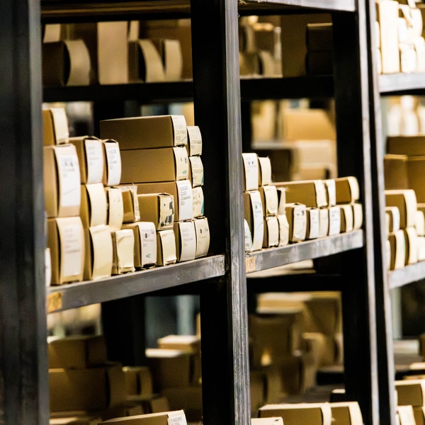 image of inventory on shelves